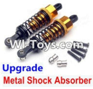 Wltoys A979-B Parts-Upgrade Metal Shock Absorber(2pcs)-Yellow For Wltoys A979-B Rc Car Parts,High speed 1:18 Scale 4wd,2.4G A979-B rc racing car Parts,On Road Drift Racing Truck Car Parts